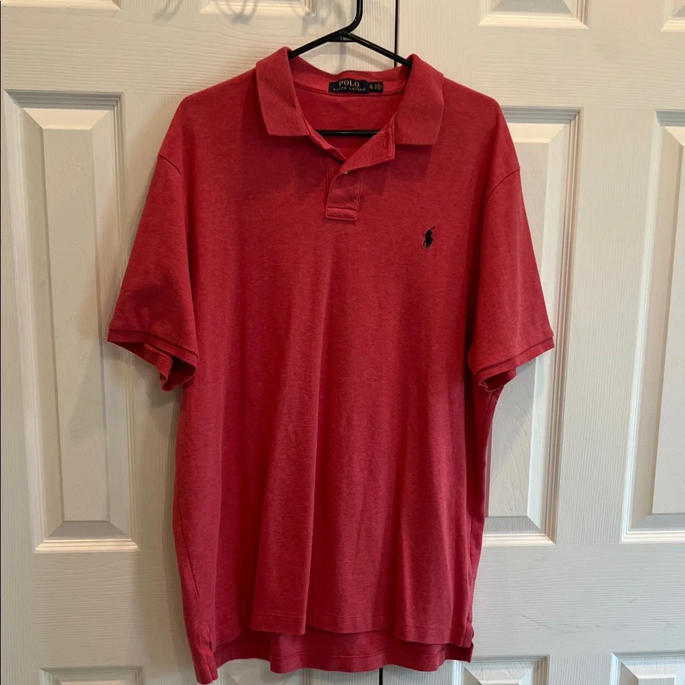 Polo by Ralph Lauren Men's Classic Red Polo Shirt - Picture 1 of 7